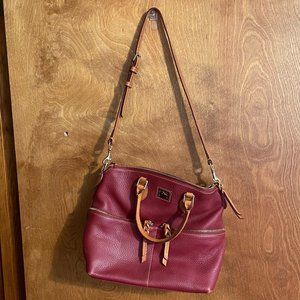 Dooney and Bourke Burgundy Leather Shoulder bag